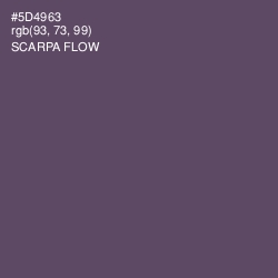 #5D4963 - Scarpa Flow Color Image